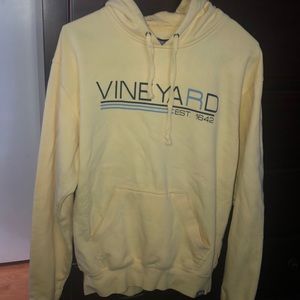 Vintage Yellow “Vineyard” Hoodie
